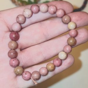 Bracelet: Pink Petrified Wood
